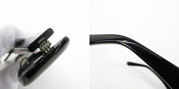 実際に弊社で買取させて頂いたA BATHING APE/ア ベイシング エイプ BAPEYES KUDO 度入り メガネ/アイウェアの画像 8枚目