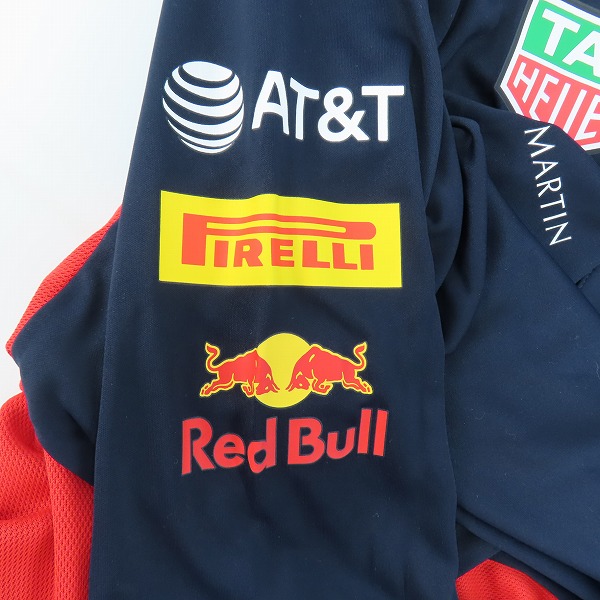 実際に弊社で買取させて頂いたPUMA/プーマ Red Bull Racing/レッドブル ポロシャツ 長袖 F1/ネイビー 濃紺/604919-01/XLの画像 6枚目