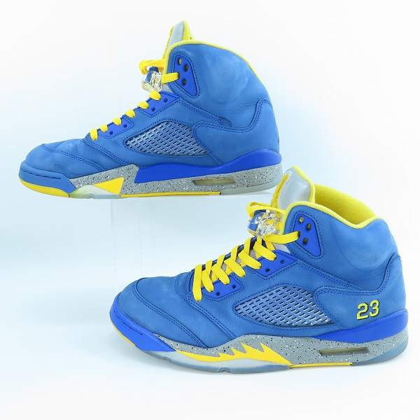 実際に弊社で買取させて頂いたNIKE/ナイキ AIR JORDAN 5 LANEY JSP/エアジョーダン5 レイニー CD2720-400/28.5の画像 3枚目