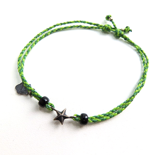 実際に弊社で買取させて頂いた(2)AMP JAPAN/アンプジャパン スター ブレスレット グリーン