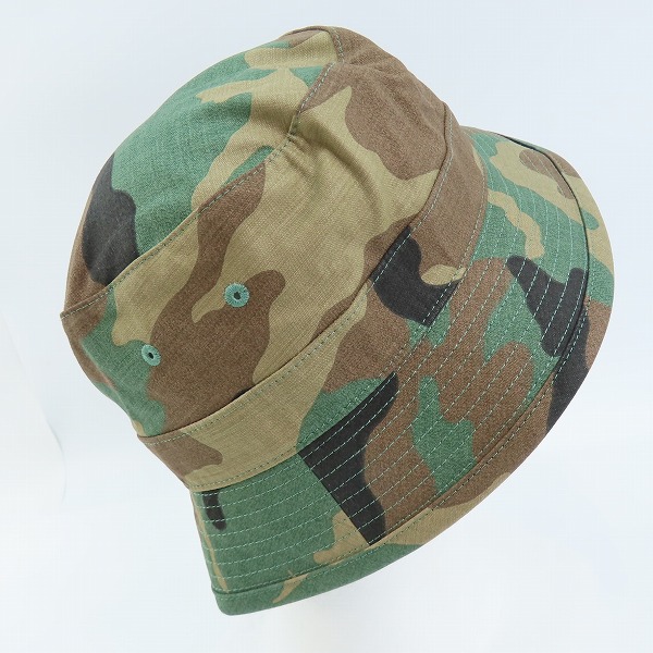 実際に弊社で買取させて頂いたWTAPS/ダブルタップス 2020AW BUCKET HAT M/WOODLAND バケットハット 202HCDT-HT15/02の画像 3枚目