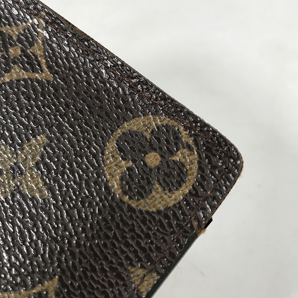実際に弊社で買取させて頂いたLOUIS VUITTON/ルイヴィトン モノグラム 二つ折り財布/札入れ T7592の画像 7枚目