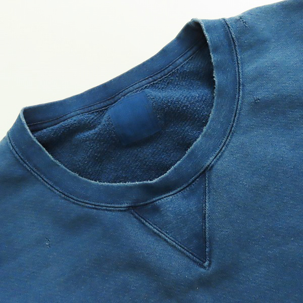 実際に弊社で買取させて頂いたvisvim/ビズビム JUMBO CREW 3/4 CRASH ヴィンテージ加工 スウェット 0221905010003 2の画像 2枚目