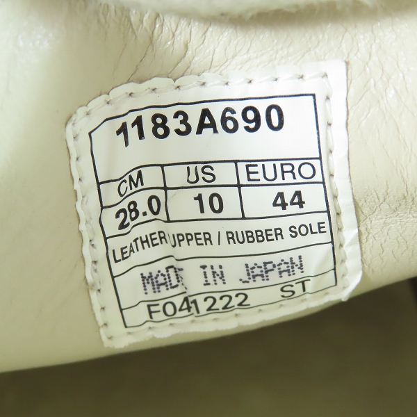 実際に弊社で買取させて頂いたOnitsuka Tiger/オニツカタイガー ローカットスニーカー シルバー 1183A690/28.0の画像 5枚目