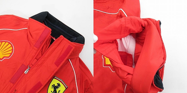 実際に弊社で買取させて頂いたFILA/フィラ Ferrari/フェラーリ Formula1/F1 ライナー付き ジャケット /Mの画像 7枚目