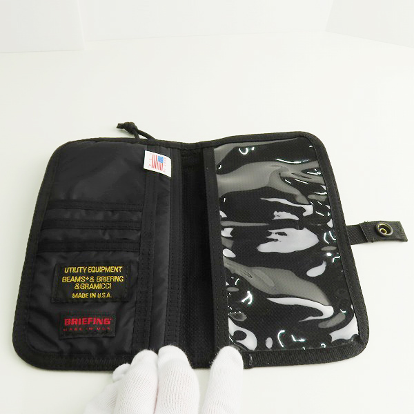 実際に弊社で買取させて頂いたGRAMICCI×BRIEFING×BEAMS/グラミチ×ブリーフィング×ビームス 長財布の画像 3枚目