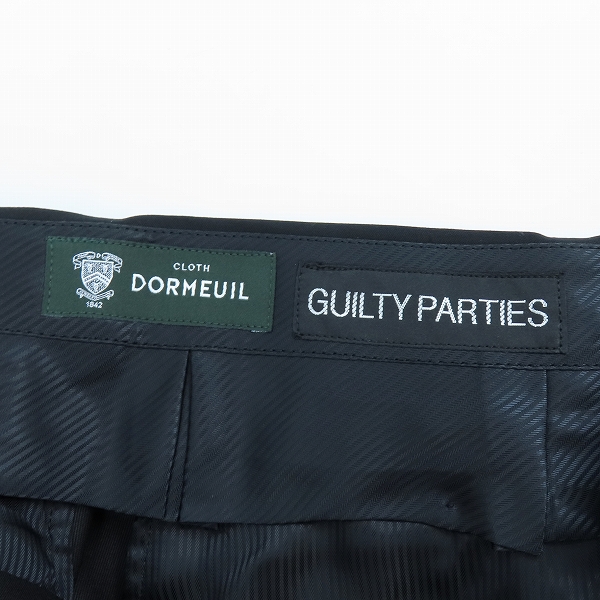 実際に弊社で買取させて頂いたWACKO MARIA/ワコマリア DORMEUIL/ドーメル テーラード ジャケット/パンツ セットアップ ブラック L/XLの画像 6枚目