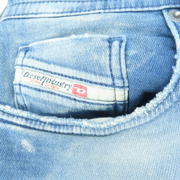 実際に弊社で買取させて頂いたDIESEL/ディーゼル 2062 D-strukt-B Joggjeans 068mg/ジョグジーンズ インディゴ W28の画像 9枚目