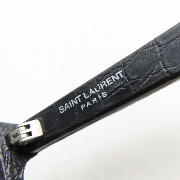 実際に弊社で買取させて頂いたSAINT LAURENT/サンローラン レザー サングラス SL51 027の画像 4枚目