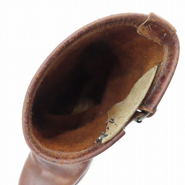 実際に弊社で買取させて頂いたRED WING/レッドウィング エンジニアブーツ 羽タグ PT83/8Dの画像 4枚目
