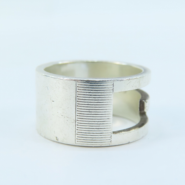 実際に弊社で買取させて頂いたGUCCI/グッチ Gロゴ リング 17.5-18.5号の画像 4枚目