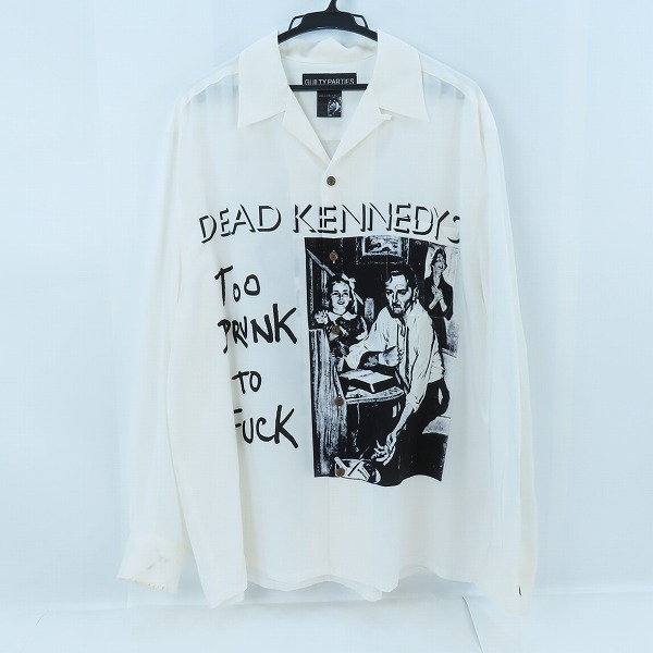 実際に弊社で買取させて頂いたWACKO MARIA ×DEAD KENNEDYS/ワコマリア×デッド ケネディーズ 長袖シャツ/ハワイアンシャツ/XL