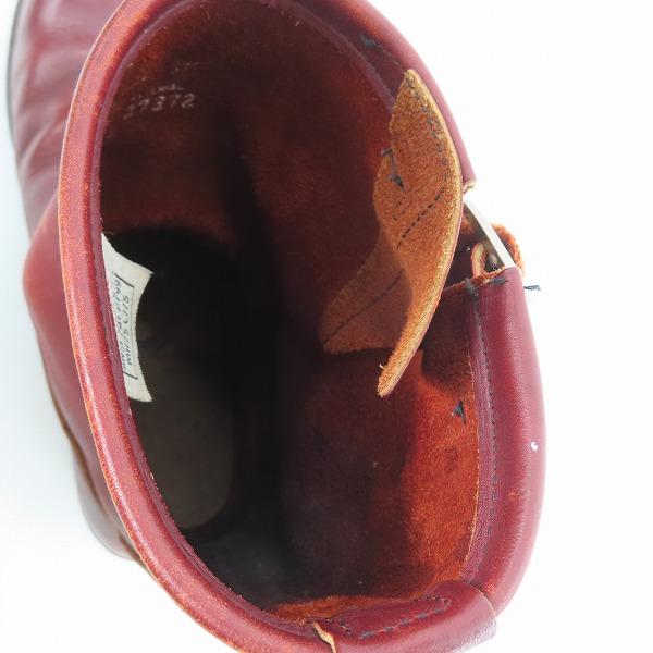 実際に弊社で買取させて頂いたRED WING/レッドウィング 旧羽タグ エンジニアブーツ PT99 8271/8.5Dの画像 4枚目