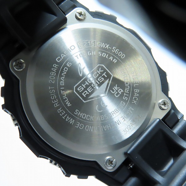 実際に弊社で買取させて頂いたG-SHOCK/Gショック G-LIDE/Gライド タフソーラー マルチバンド6 腕時計/ウォッチ GWX-5600-1JFの画像 3枚目