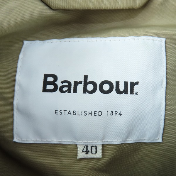 実際に弊社で買取させて頂いたBarbour×SHIPS/バブアー×シップス TRANSPORTトランスポート ナイロンジャケット 2101033 40の画像 2枚目