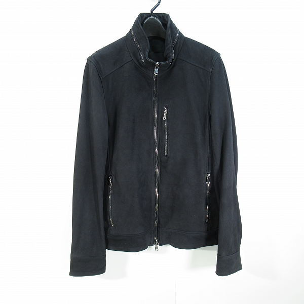 実際に弊社で買取させて頂いたjunhashimoto/ジュンハシモト INNER RIDERS 2/インナーレザー バックスキン ライダースジャケット 1021620003/4