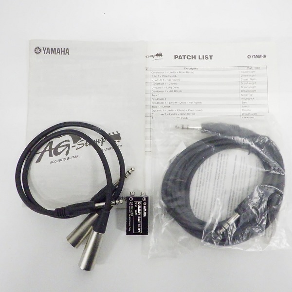 実際に弊社で買取させて頂いたYAMAHA/ヤマハ AG-Stomp エレクトリックアコースティックギター用プリアンプ＆マルチエフェクター【簡易動作確認済】の画像 8枚目