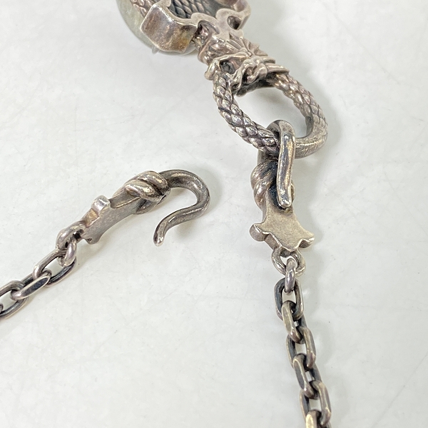 実際に弊社で買取させて頂いたBizarre/ビザール アクアドラゴンペンダント ラブラドライト/チェーンネックレスの画像 7枚目