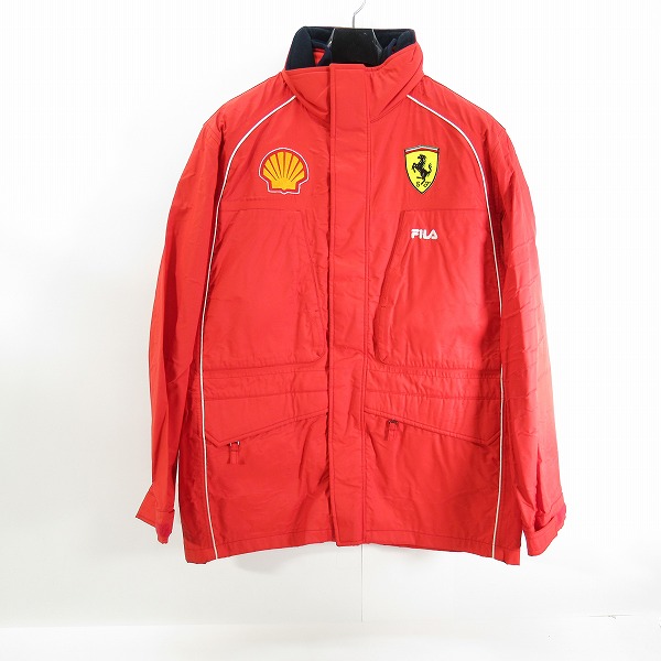実際に弊社で買取させて頂いたFILA/フィラ Ferrari/フェラーリ Formula1/F1 ライナー付き ジャケット /M