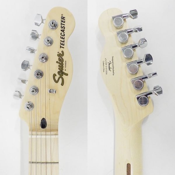 実際に弊社で買取させて頂いた ★Squier by Fender/スクワイヤー Affinity Telecaster/テレキャスター エレキギター ソフトケース付 の画像 3枚目