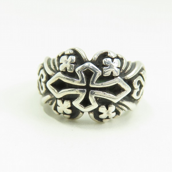 実際に弊社で買取させて頂いたBWL/BILL WALL LEATHER/ビルウォールレザー 20周年記念 NEW GOTHIC CROSS RING/ニュー ゴシック クロス リング/19号の画像 1枚目
