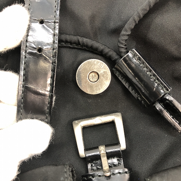 実際に弊社で買取させて頂いたPRADA/プラダ VELA ナイロン リュックサック/バックパック B6677F VELAの画像 5枚目