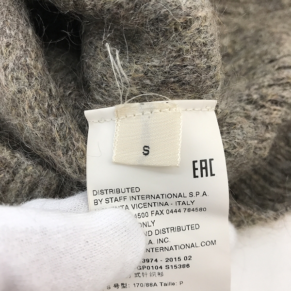 実際に弊社で買取させて頂いたMARC JACOBS/マークジェイコブス モヘアニット/セーター S84GP0104 /Sの画像 3枚目