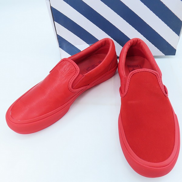 実際に弊社で買取させて頂いたVANS×ENGINEERED GARMENTS/バンズ×エンジニアドガーメンツ クラシック スリッポン VN0A3QXYRVV/26.5