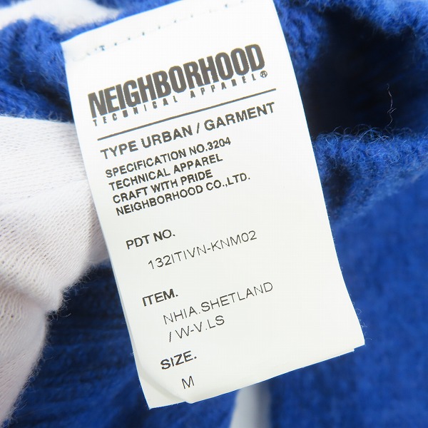 実際に弊社で買取させて頂いたNEIGHBORHOOD×INVERALLAN/ネイバーフッド×インバーアラン  Vネック ニットセーター 132ITIVN-KNM02/38の画像 3枚目
