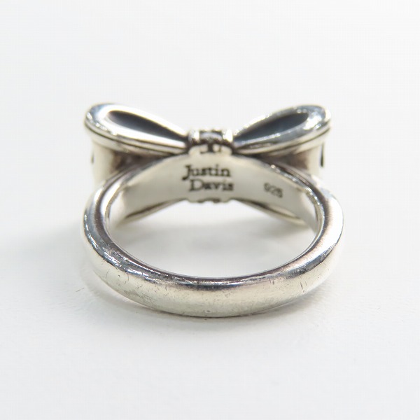 実際に弊社で買取させて頂いたJustin Davis/ジャスティンデイビス プロミス リボンリング/13号の画像 3枚目