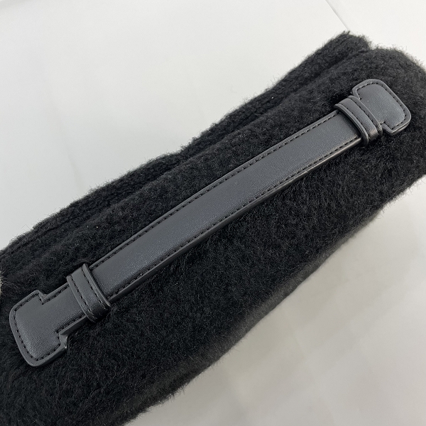 実際に弊社で買取させて頂いたHYSTERIC GLAMOUR/ヒステリックグラマー エコファー 3WAY バッグ ブラックの画像 5枚目