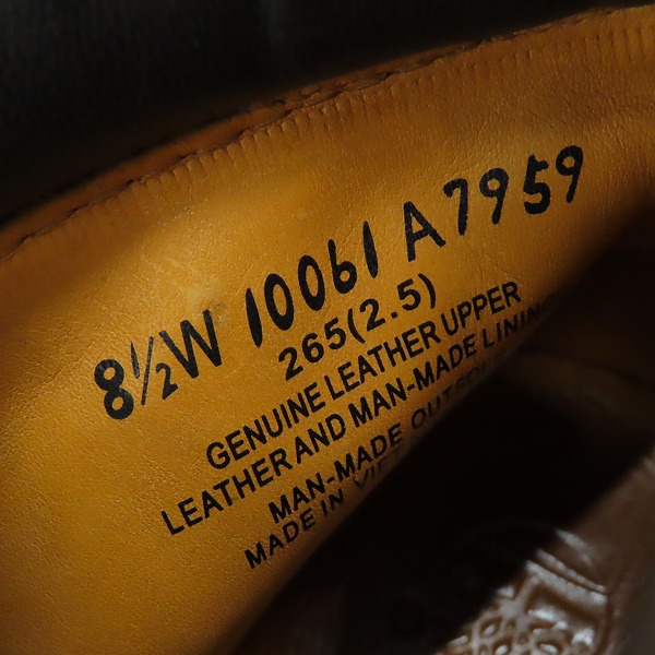 実際に弊社で買取させて頂いたTimberland/ティンバーランド プレミアム 6インチ ウォータープルーフ ブーツ 10061/8.5Wの画像 5枚目