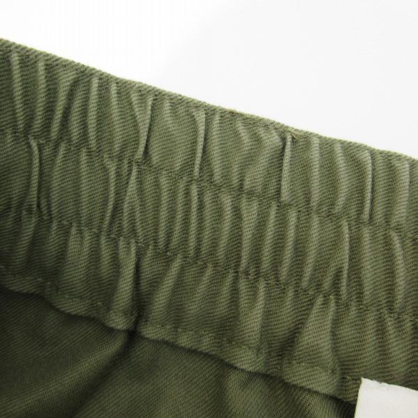 実際に弊社で買取させて頂いたMAISON KITSUNE/メゾンキツネ ポケット刺繍 イージー トラウザー コットン パンツ MM01119WW0122/38の画像 8枚目