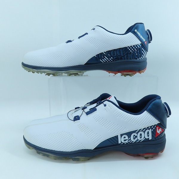 実際に弊社で買取させて頂いたle coq sportif/ルコックスポルティフ ゴルフシューズ QQ2NJA00 26.5の画像 3枚目