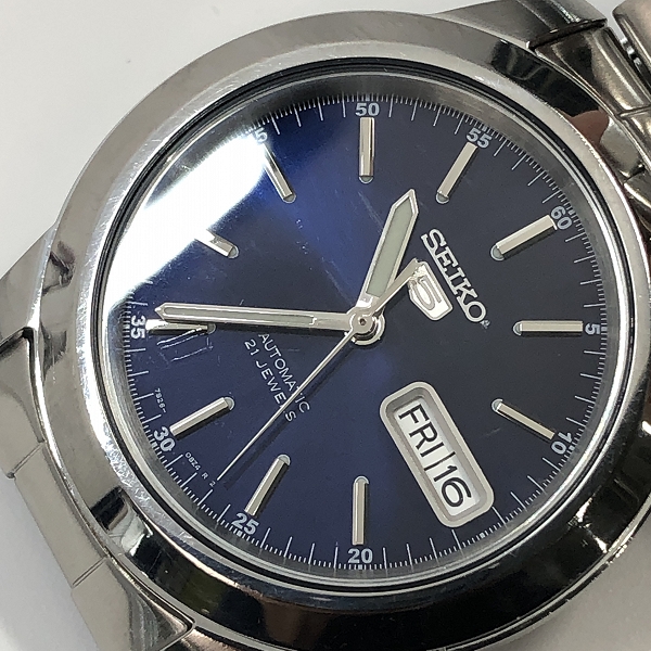 実際に弊社で買取させて頂いたSEIKO5/セイコーファイブ 裏スケ スケルトン 自動巻き 腕時計 7S26-02W0の画像 6枚目