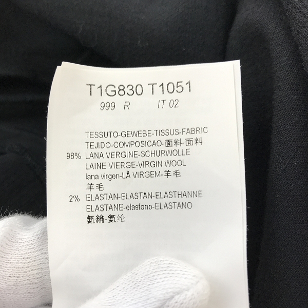 実際に弊社で買取させて頂いた【JPタグ】EMPORIO ARMANI/エンポリオアルマーニ ウール ジャケット T1G830 T1051/56の画像 5枚目