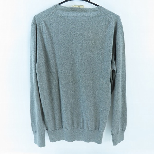 実際に弊社で買取させて頂いたMAISON KITSUNE/メゾンキツネ ロゴワッペン クルーネック ニット セーター/Mの画像 1枚目