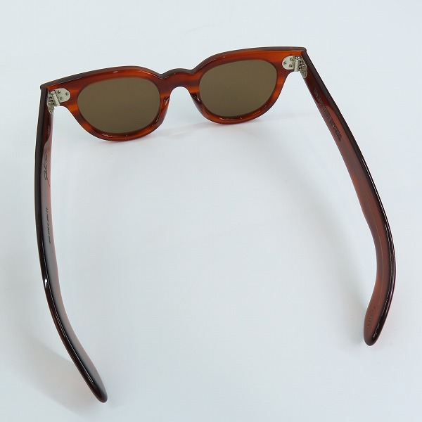 実際に弊社で買取させて頂いたJULIUS TART OPTICAL/ジュリアス タート オプティカル サングラス/アイウェア PL-005Gの画像 2枚目