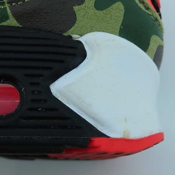 実際に弊社で買取させて頂いたNIKE×atmos/ナイキ×アトモス AIR MAX 90 SP REVERSE DUCK CAMO/リバース ダック カモ CW6024-600/27.5の画像 7枚目