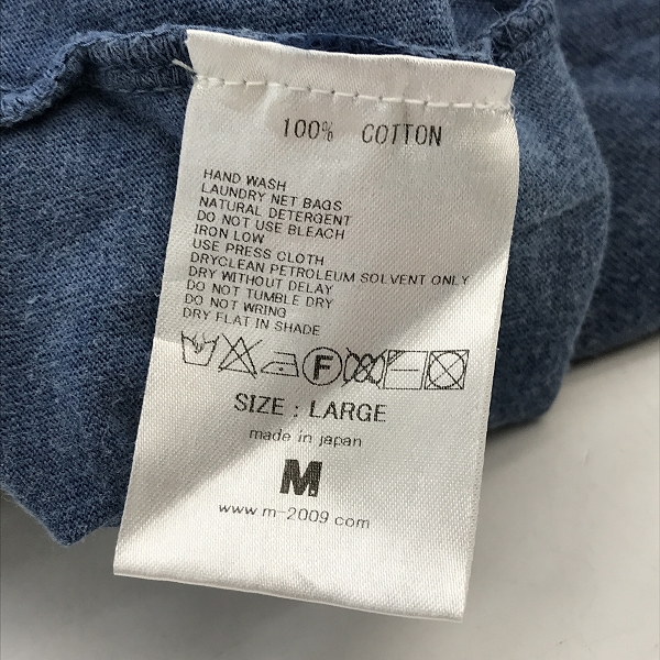 実際に弊社で買取させて頂いたroar/ロアー×M/エム LOVE&PEACE 半袖Tシャツ/Lの画像 4枚目