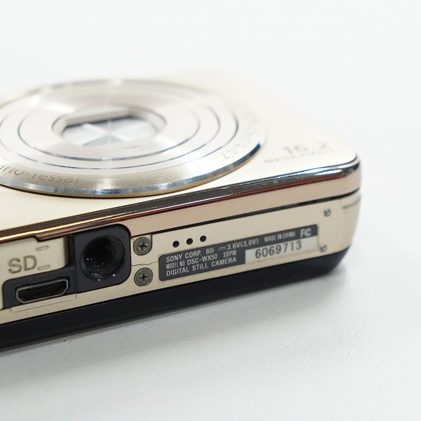 実際に弊社で買取させて頂いたSONY/ソニー DSC-WX50 Cyber-shot サイバーショット デジタルスチルカメラ 動作未確認の画像 6枚目
