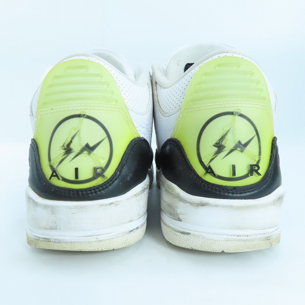 実際に弊社で買取させて頂いたFRAGMENT DESIGN×NIKE/フラグメントデザイン×ナイキ AIR JORDAN 3 エアジョーダン3 DA3595-100/28の画像 1枚目