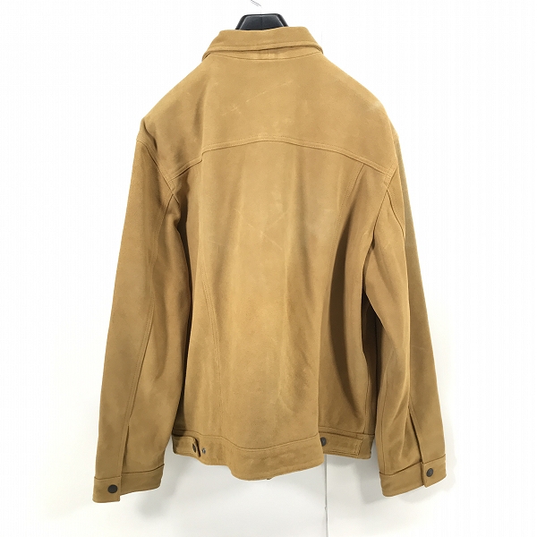 実際に弊社で買取させて頂いたLEVI'S/リーバイス PREMIUM スエード レザー トラッカージャケット PC9-A5828-0000/XXLの画像 1枚目
