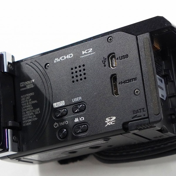 実際に弊社で買取させて頂いたJVC/日本ビクター ケンウッド Everio GZ-HM990 -B 2011年製 エブリオ デジタルビデオカメラ 動作確認済みの画像 6枚目