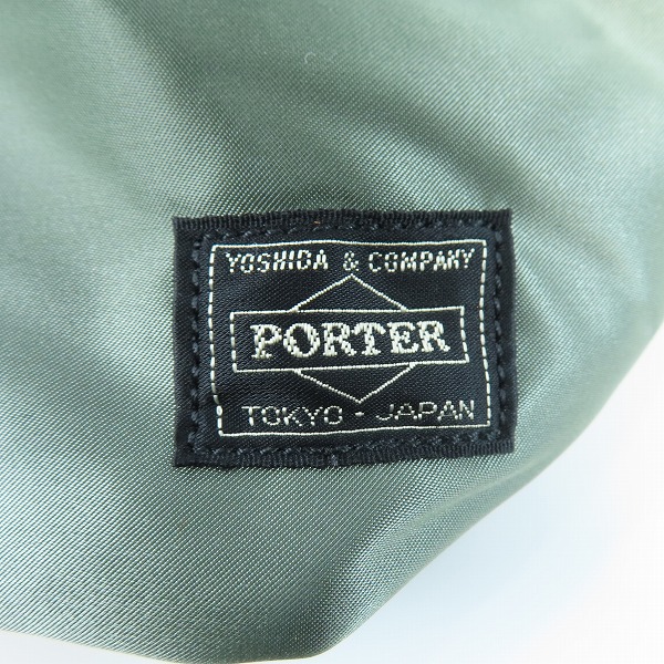 実際に弊社で買取させて頂いた(1)PORTER/ポーター TANKER WAIST BAG L タンカー ウエストバッグ L セージグリーン/622-76628の画像 4枚目