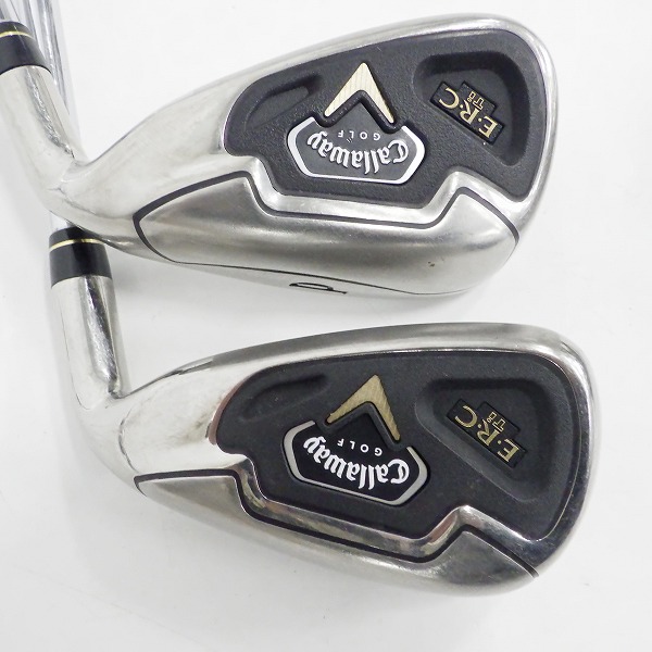 実際に弊社で買取させて頂いたCallaway/キャロウェイ E.R.C Ti チタン アイアン #5～9,P,Sw 7本セット N.S.PRO 800GHの画像 5枚目