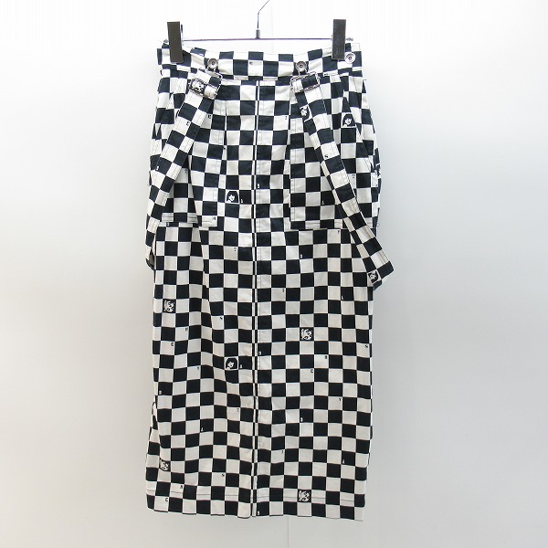 実際に弊社で買取させて頂いたHYSTERIC GLAMOUR×G.V.G.V. /ヒステリックグラマー×ジーヴィージーヴィー CHECKERED PATTERN コットン スカート GV1831015/34