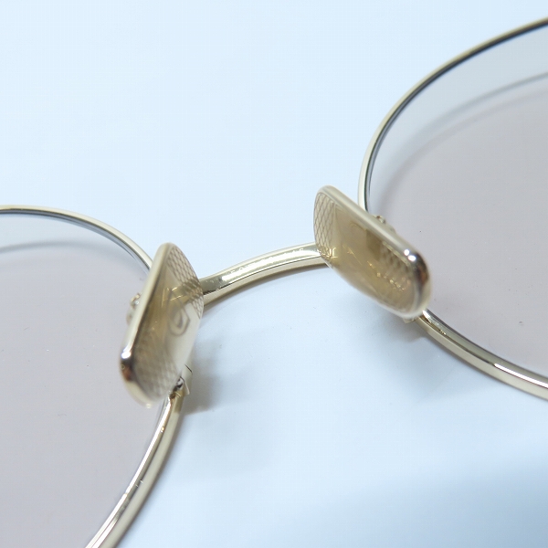 実際に弊社で買取させて頂いたDITA/ディータ BELIEVER/ビリーバー アイウェア/サングラス/メガネフレーム DTX506-52-01 GOLDの画像 3枚目