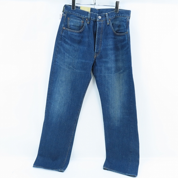 実際に弊社で買取させて頂いた【未使用】LEVI'S/リーバイス LVC 1955モデル 501XX BIGE 復刻  デニムパンツ/50155-0076/W32×L32