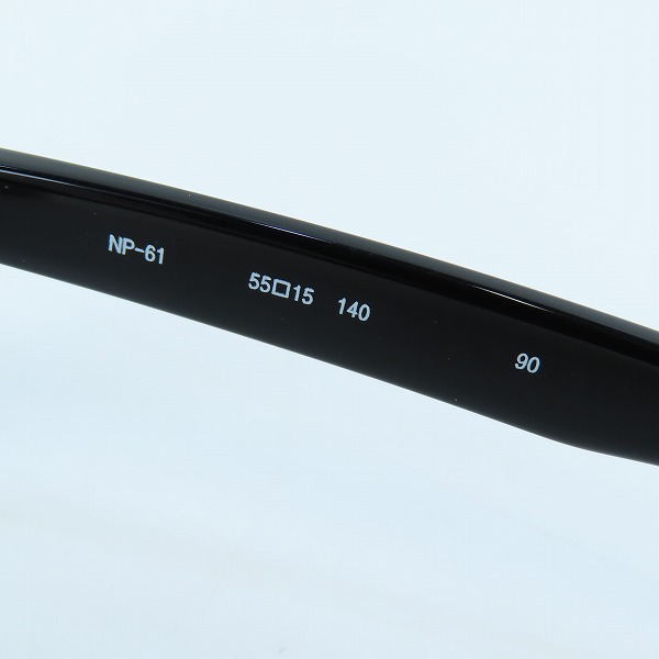 実際に弊社で買取させて頂いた999.9/フォーナインズ フルリム 度入り アイウエア/メガネフレーム NP-61の画像 5枚目